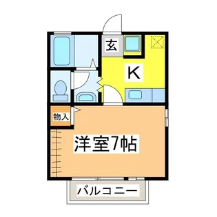 【2026年春入居】SUN COURT L【2階】の間取り