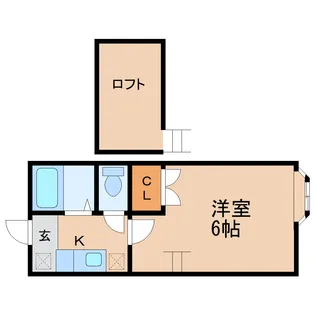 フリーダムヒル白鳥C【1階】の間取り