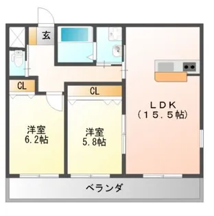 セイワコートプレミアム【1階】の間取り