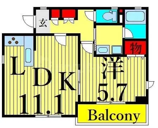 グランヴィラージュ【2階】の間取り