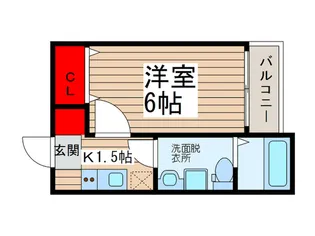 ベルメント陣屋前A棟【1階】の間取り