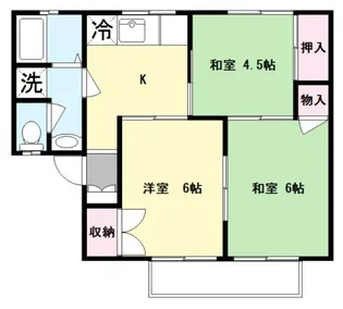 埼玉県新座市東3【アパート】の間取り