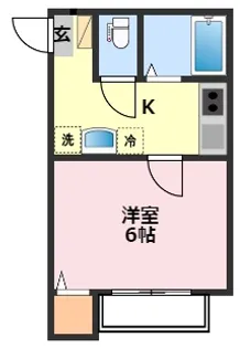 千葉県柏市永楽台1【アパート】の間取り