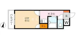 蕨プラザ【1階】の間取り