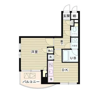 東京都品川区北品川2【マンション】の間取り