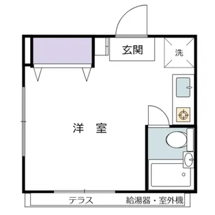 WINGVILLAGE白山【1階】の間取り