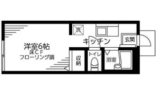 ベルヴ初台【1階】の間取り
