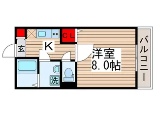 ジーメゾン鎌ケ谷セレスト【3階】の間取り