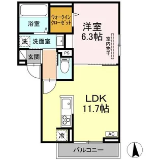 RESUA向中野 B棟【3階】の間取り