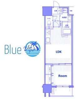 ダイイチフレア川崎【10階】の間取り