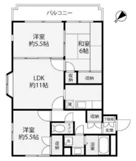Casa Zelkova【2階】の間取り