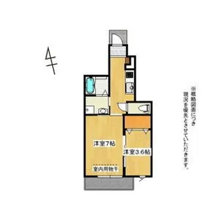 ISG富久山【1階】の間取り