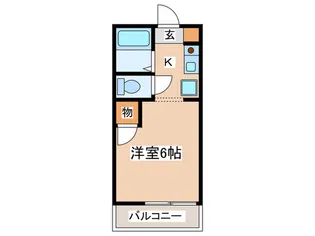ノバビュ-元町【2階】の間取り