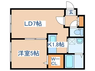 SENSAI NORTH32【4階】の間取り