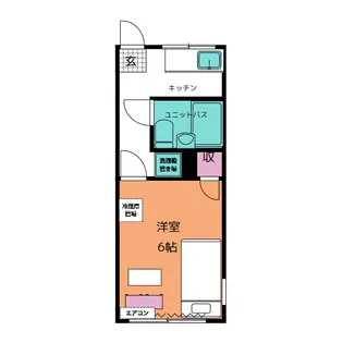 メゾンレーヴ【2階】の間取り