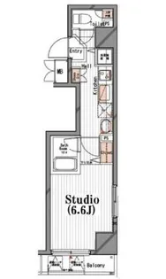 ガラ・シティ東日本橋【11階】の間取り