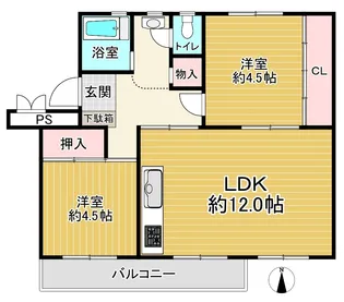 柏町住宅7号棟【1階】の間取り