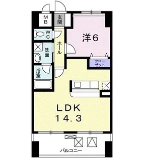 グローブ・アマランス【3階】の間取り