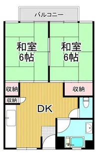 住吉第2団地11棟【10階】の間取り