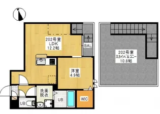 GRANDTIC GLORY【2階】の間取り