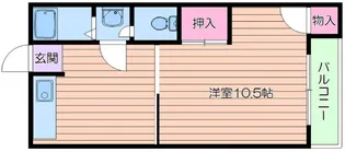 円山台ロイヤル【3階】の間取り