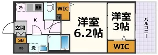 エスリード栄エステージ【14階】の間取り