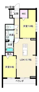 パインズヴィラII【2階】の間取り