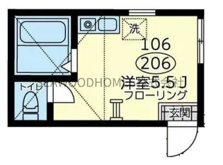 ユナイト寺前コーラルコースト【2階】の間取り
