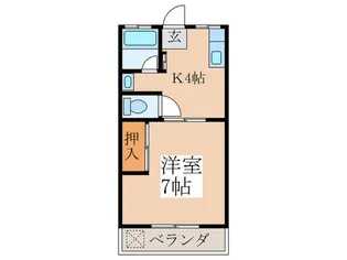 さくらハイツ【2階】の間取り