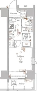 グラントゥルース大森ライズ【9階】の間取り