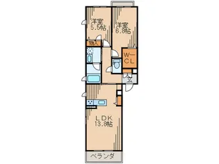 ShaMaison Amora【3階】の間取り