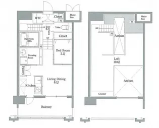 リアンシエルブルー東比恵2【12階】の間取り