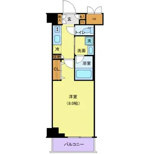 TATSUMIスカイガーデンテラス【5階】の間取り