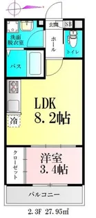 春ひなたのルミーナ【3階】の間取り
