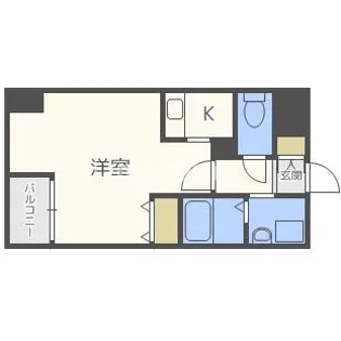 ダイドーメゾン大阪本町EAST【4階】の間取り