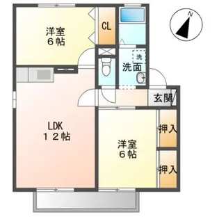メゾンベール・コーヤ【2階】の間取り