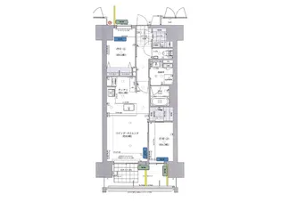 ロイヤルガーデンシティ学南町【6階】の間取り