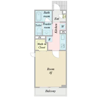 ボヌール【2階】の間取り