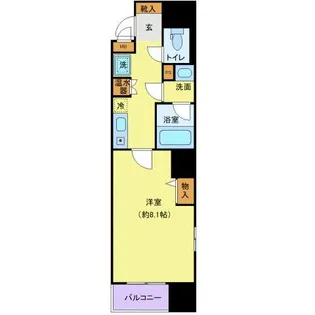 カスタリア勾当台公園【5階】の間取り