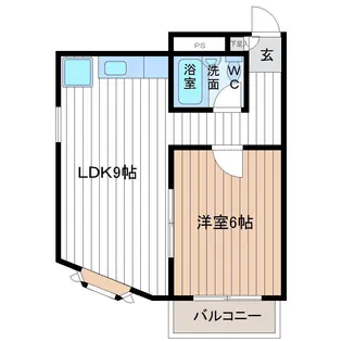 ホワイトヒルズ菜根【3階】の間取り