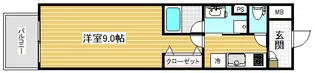 ヘスティア神戸【9階】の間取り