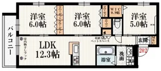 コンティーゴ【2階】の間取り