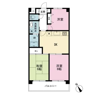 サンコーク洋光台【3階】の間取り