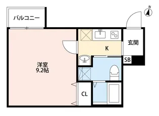 tocco江北(トッココウホク)【2階】の間取り