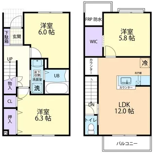 Gratia(グレーシア)IIの間取り