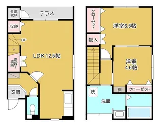 アトラスII【1階】の間取り