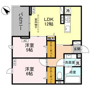 Noble villa浦和美園【2階】の間取り