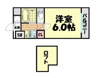 エステムコート大阪・中之島南【4階】の間取り