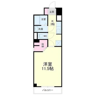 モンレーヴ葵東II【1階】の間取り