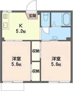 ウッディタウンB【1階】の間取り
